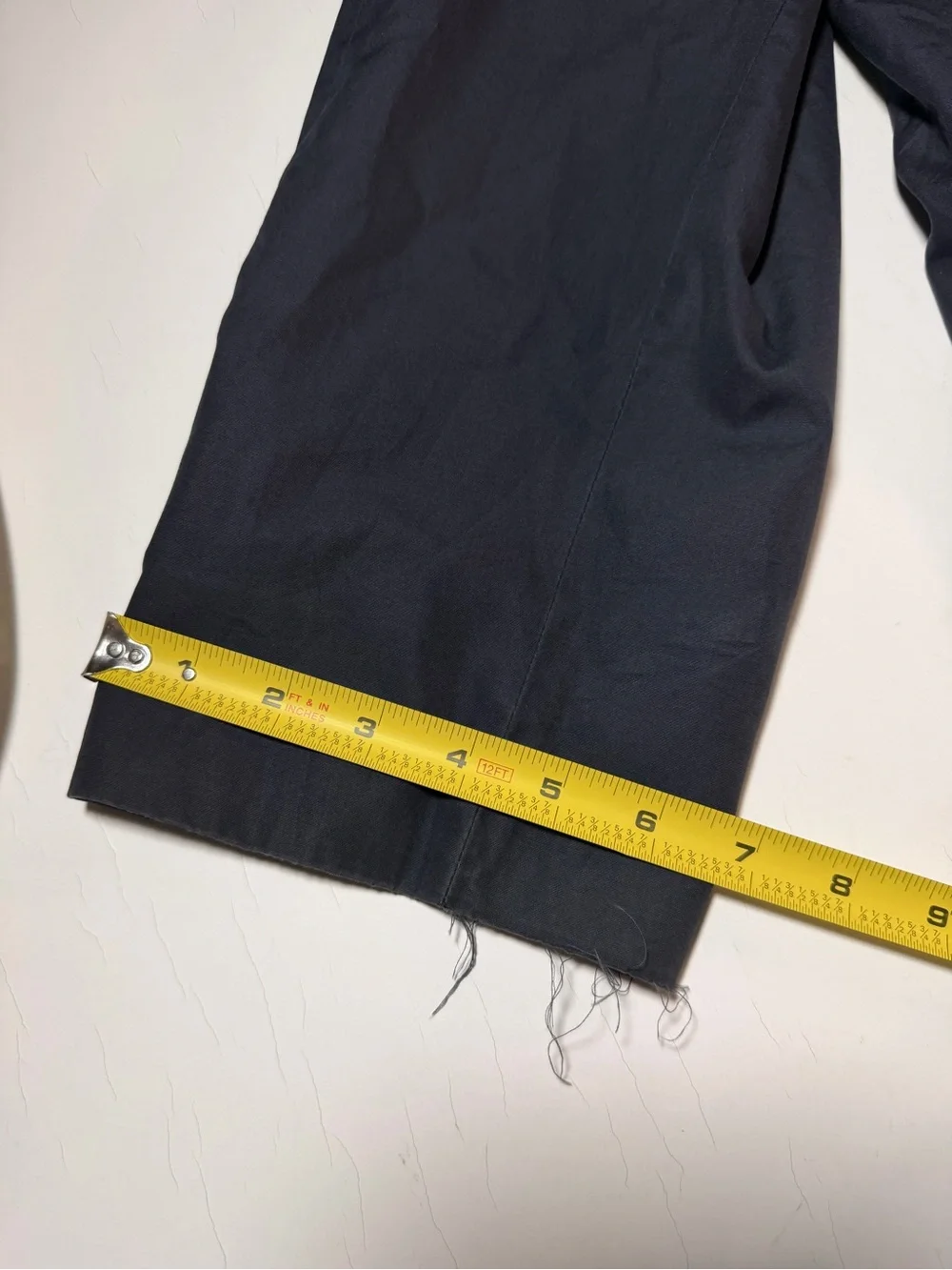Vintage Aquascutum Aqua 5 Raincoat Dark Navy Mac Trench Coat England 42 L